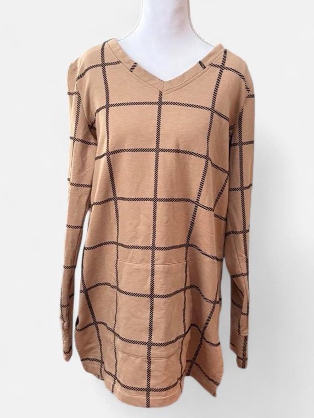 Plaid Tunic